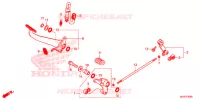 PEDALE pour Honda CTX 700 N ABS de 2015