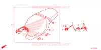 SELLE pour Honda CTX 700 N ABS DCT de 2015