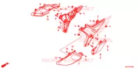 COUVERCLES LATERAUX pour Honda CTX 700 N ABS DCT de 2015