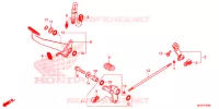 PEDALE pour Honda CTX 700 N DUAL CLUTCH ABS de 2017