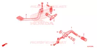 PEDALE pour Honda GOLD WING 1800 F6C de 2015