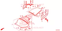 SELLE pour Honda GOLD WING 1800 F6C BLACK de 2015