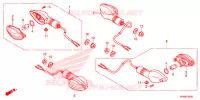 CLIGNOTANT pour Honda CB 125 F de 2015