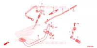 PEDALE pour Honda CB 125 F de 2015