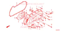 COUVERCLE GAUCHE pour Honda VISION 110 de 2015