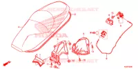 SELLE pour Honda FORZA 125 ABS de 2016