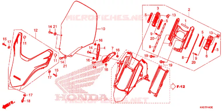 PARE BRISE Honda SCOOTER 125 FORZA 2016  NSS125ADF