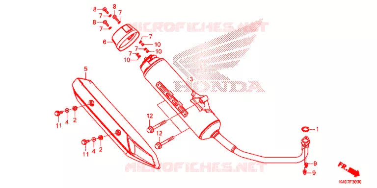 SILENCIEUX D'ECHAPPEMENT Honda SCOOTER 125 FORZA 2016  NSS125ADF