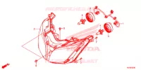 PHARE pour Honda FORZA 300 ABS de 2014