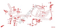 GUIDON pour Honda TRX 250 FOURTRAX RECON Standard de 2014