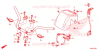 GUIDON pour Honda TRX 250 FOURTRAX RECON Standard de 2014