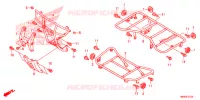 SUPPORT pour Honda TRX 250 FOURTRAX RECON Standard de 2015
