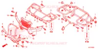 SUPPORT pour Honda FOURTRAX 420 RANCHER 4X4 DCT IRS de 2015