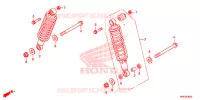 AMORTISSEUR ARRIERE pour Honda FOURTRAX 500 FOREMAN RUBICON DCT de 2015