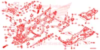 CADRE pour Honda FOURTRAX 500 FOREMAN RUBICON DCT de 2015