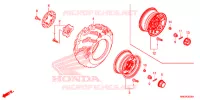 ROUE AVANT pour Honda FOURTRAX 500 FOREMAN RUBICON DCT de 2015