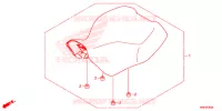 SELLE pour Honda FOURTRAX 500 FOREMAN RUBICON DCT de 2015