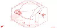 SELLE pour Honda FOURTRAX 500 FOREMAN 4X4 Electric Shift de 2015