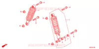 AMORTISSEUR AVANT pour Honda FOURTRAX 500 FOREMAN 4X4 Electric Shift de 2013
