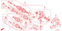 ARBRE DE ROUE AVANT pour Honda FOURTRAX 500 FOREMAN 4X4 Electric Shift de 2013