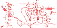 COMMODO   LEVIER   CABLE pour Honda FOURTRAX 500 FOREMAN 4X4 Electric Shift de 2013