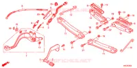 PEDALE   REPOSE PIED pour Honda FOURTRAX 500 FOREMAN 4X4 Electric Shift de 2013