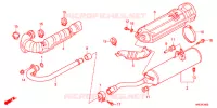 SILENCIEUX D'ECHAPPEMENT pour Honda FOURTRAX 500 FOREMAN 4X4 Electric Shift, Power Steering de 2013