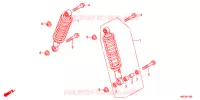 AMORTISSEUR AVANT pour Honda FOURTRAX 500 FOREMAN 4X4 Electric Shift, Power Steering de 2013