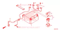 BATTERIE pour Honda VFR 1200 F DCT de 2014