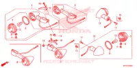 CLIGNOTANT pour Honda VT 1300 C FURY ABS BLACK de 2014