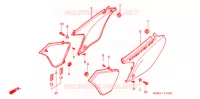 COUVERCLES LATERAUX pour Honda XR 250 TORNADO 2LA de 2014