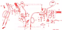 LEVIER DE GUIDON   CABLE   COMMODO pour Honda XR 250 TORNADO 2LA de 2014