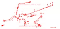 PEDALE pour Honda XR 250 TORNADO 2LA de 2014