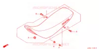 SELLE pour Honda XR 250 TORNADO 2LA de 2014
