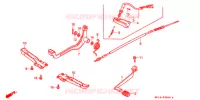 PEDALE pour Honda FOURTRAX 200 de 1991