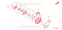 POMPE A HUILE pour Honda FOURTRAX 200 de 1991