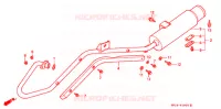 SILENCIEUX D'ECHAPPEMENT pour Honda FOURTRAX 200 de 1991
