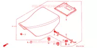 SELLE pour Honda FOURTRAX 200 de 1991
