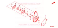 POMPE A HUILE pour Honda FOURTRAX 200 de 1991