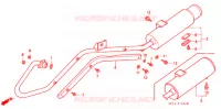 SILENCIEUX D'ECHAPPEMENT pour Honda FOURTRAX 200 de 1991