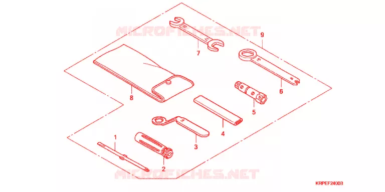 OUTIL Honda SCOOTER 100 LEAD 2003  SCV1003