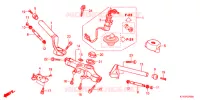 GUIDON   TE DE FOURCHE pour Honda CBR 125 RED de 2013