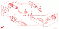 CLIGNOTANT pour Honda CBR 125 WHITE de 2013