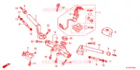 GUIDON   TE DE FOURCHE pour Honda CBR 125 WHITE de 2013