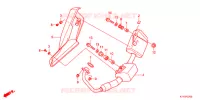 SILENCIEUX D'ECHAPPEMENT pour Honda CBR 125 WHITE de 2013
