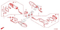 CLIGNOTANT pour Honda CBR 125 REPSOL de 2013