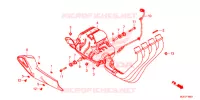SILENCIEUX D'ECHAPPEMENT pour Honda CB 650 F ABS TRICOLOR de 2015