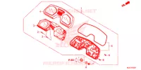 COMPTEUR pour Honda CB 650 F ABS de 2015