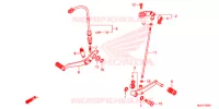 PEDALE pour Honda CB 650 F ABS de 2015