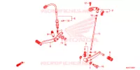 PEDALE pour Honda CB 650 F ABS de 2014